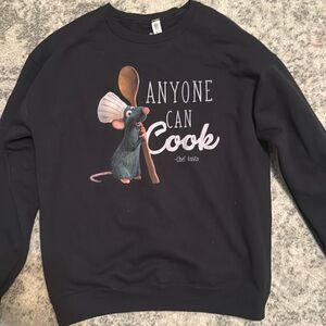Disney Pixar Ratatouille Medium Black Sweater